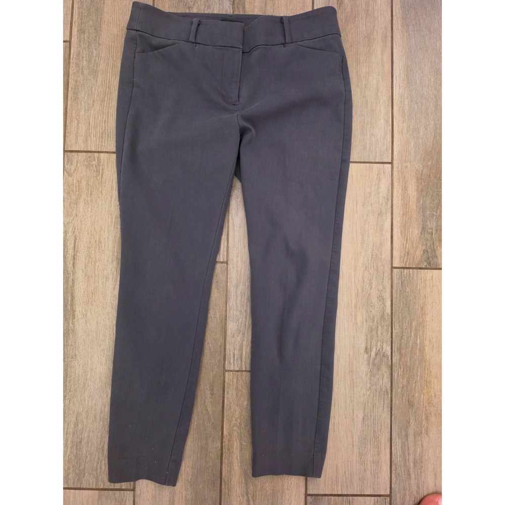 Loft Petites Marisa Gray Slim Leg Dress Pants Trousers 6P Office Wear